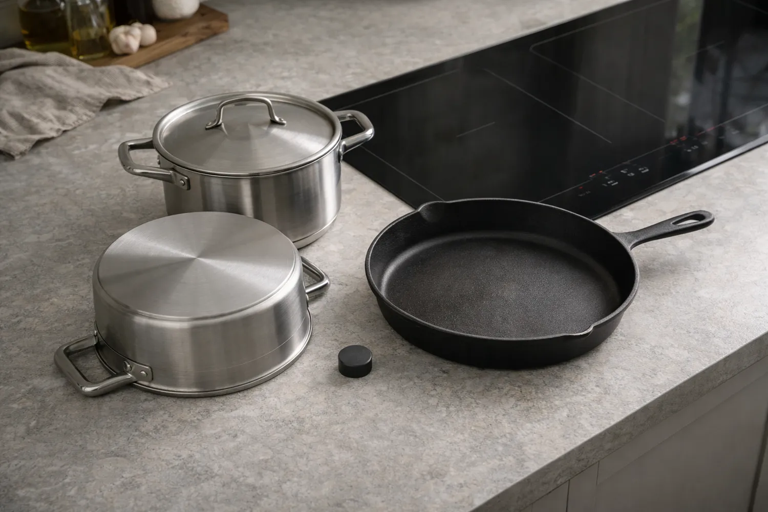 Vase compatibile pentru plita cu inducție