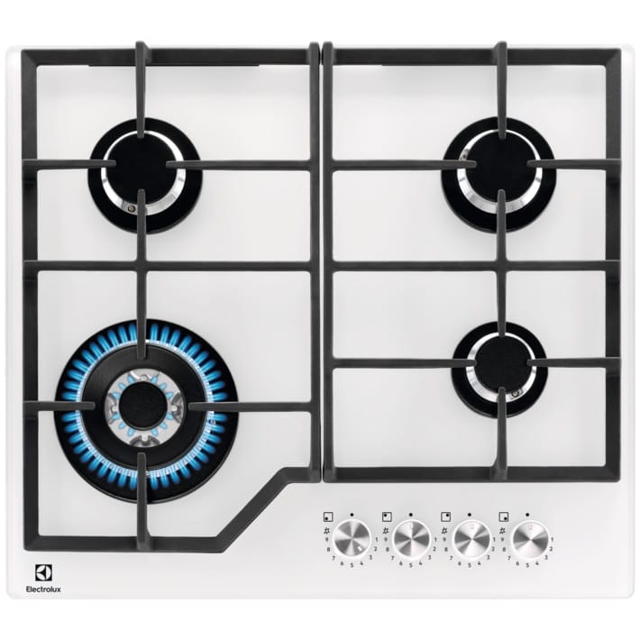 Plita incorporabila Electrolux KGG64362W, Gaz, 4 arzatoare