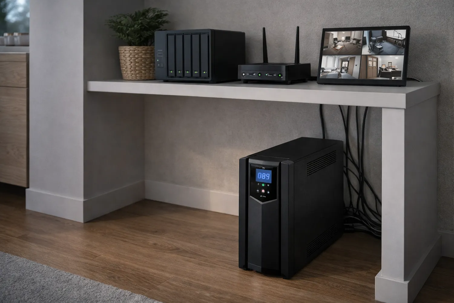 UPS pentru echipamente esențiale în locuință