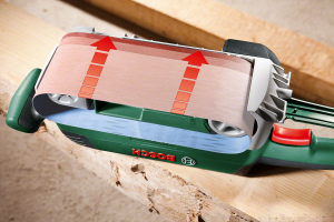 Suprafata de contact banda slefuitor