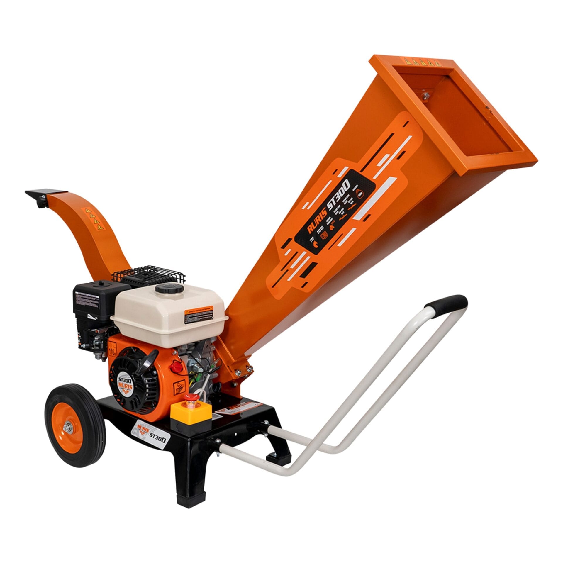Tocator de crengi si resturi vegetale pe benzina Ruris ST300, 7 CP, 212 CC