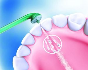 Curatare interdentara eficienta cu presiune