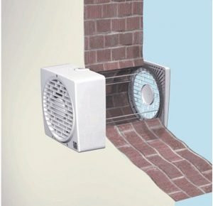 Ventialtor de baie cu montare pe perete