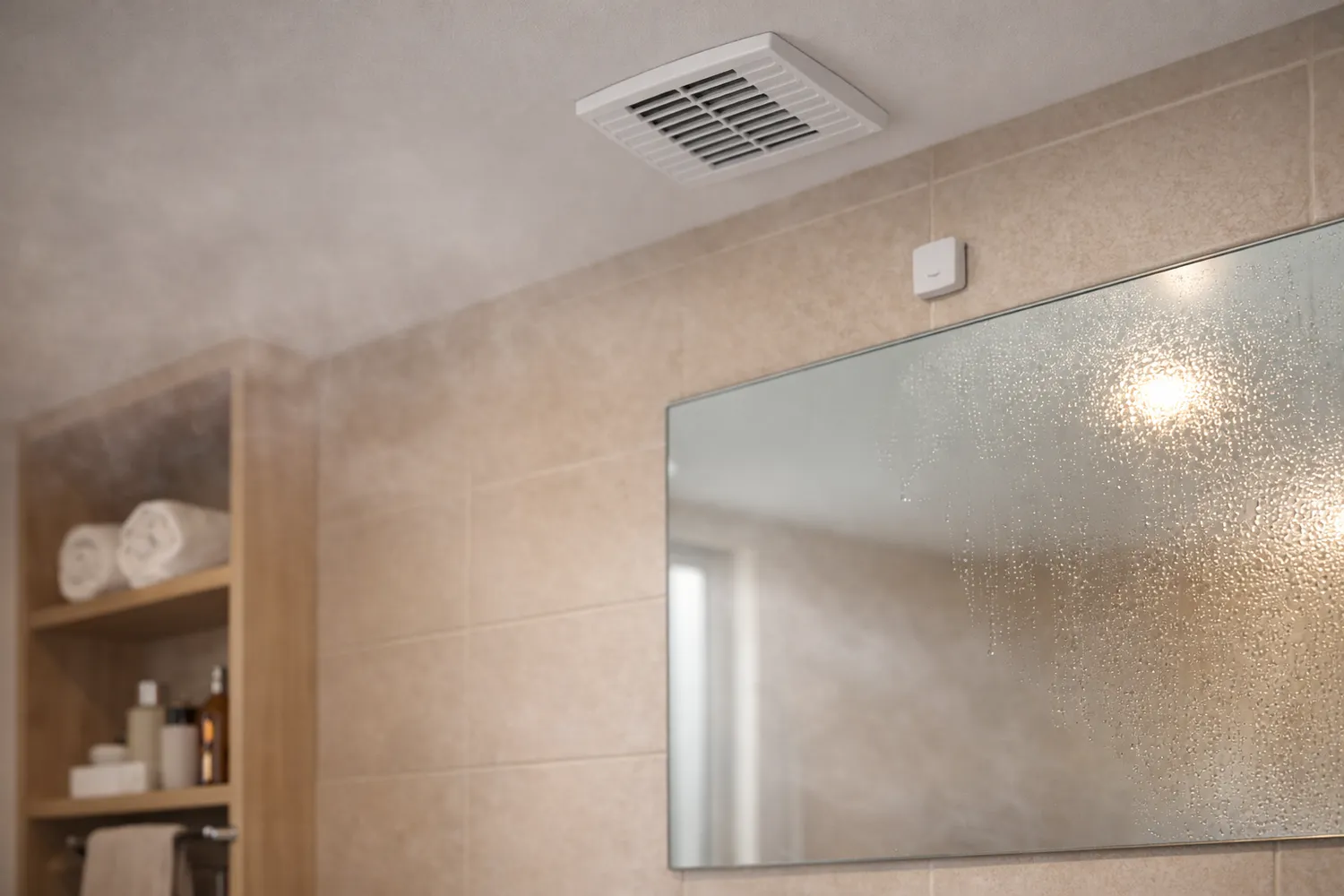 Ventilator cu senzor de umiditate – control automat