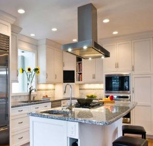 Hota de bucatarie tip insula