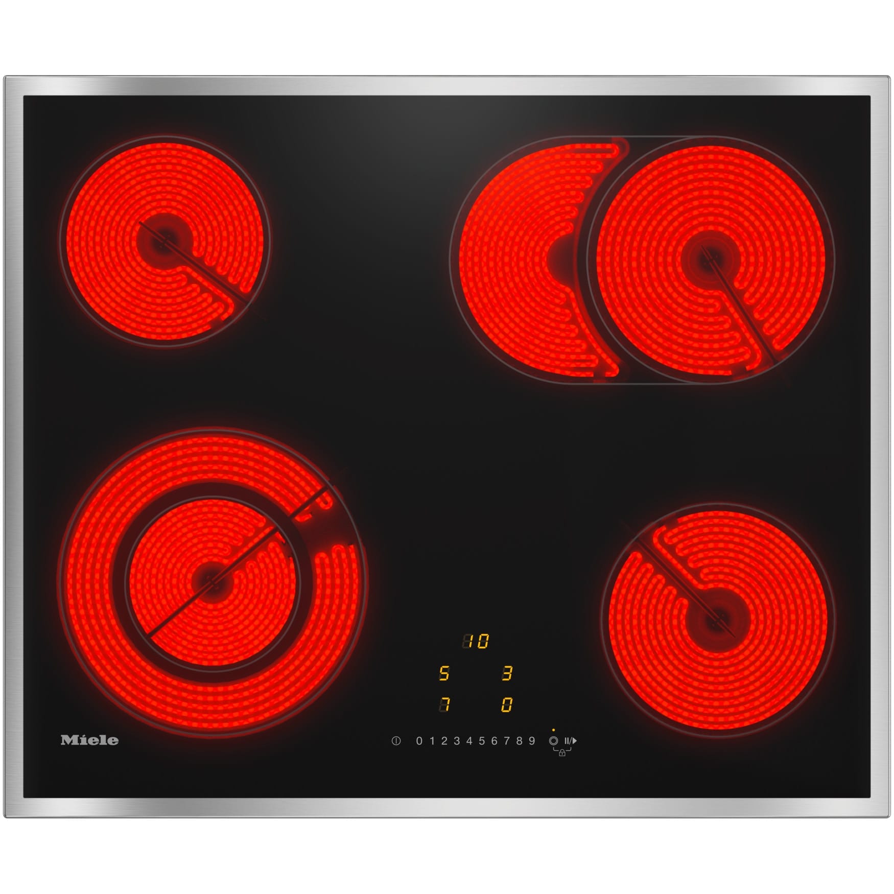 Plita incorporabila Miele KM 6521 FR, Electric