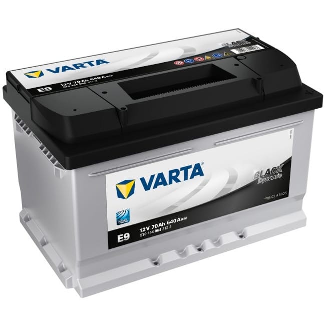 Baterie auto Varta Black 70AH 570144064 E9 Baterie auto Varta Black 70AH 570144064 E9