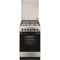 Aragaz Zanussi ZCG512G1XA, Gaz, 4 Arzatoare, Aprindere electrica plita/cuptor