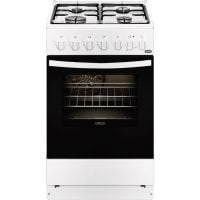 Aragaz mixt Zanussi ZCK552G1WA, 4 Arzatoare gaz, Cuptor electric, 56 l