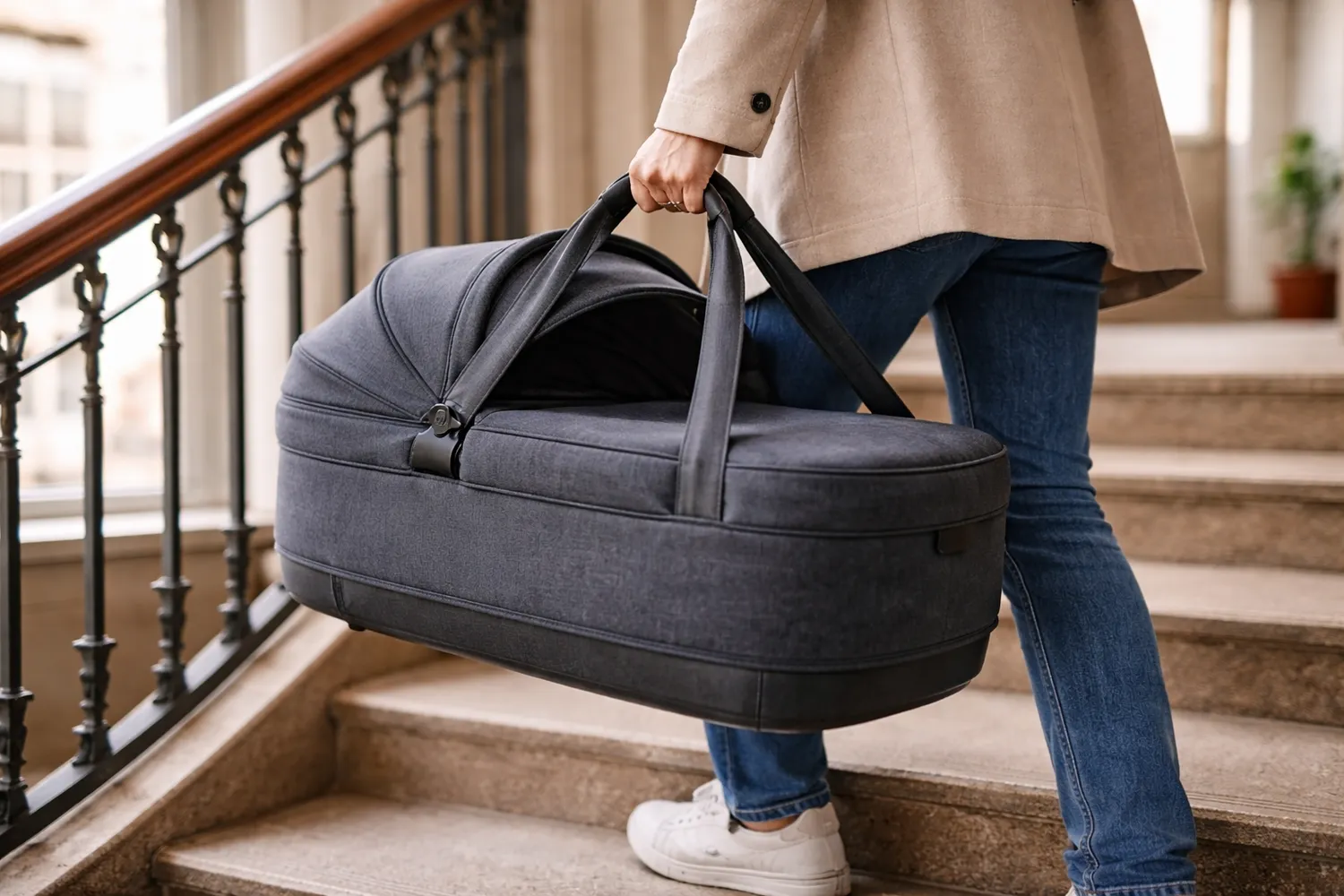 Landou geantă de transport – portabilitate pe scări