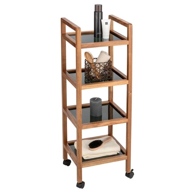 Etajera mobila din lemn de salcam FONDI