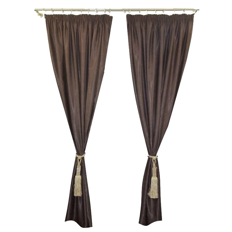 Set 2 draperii MASTEL model catifelat uni
