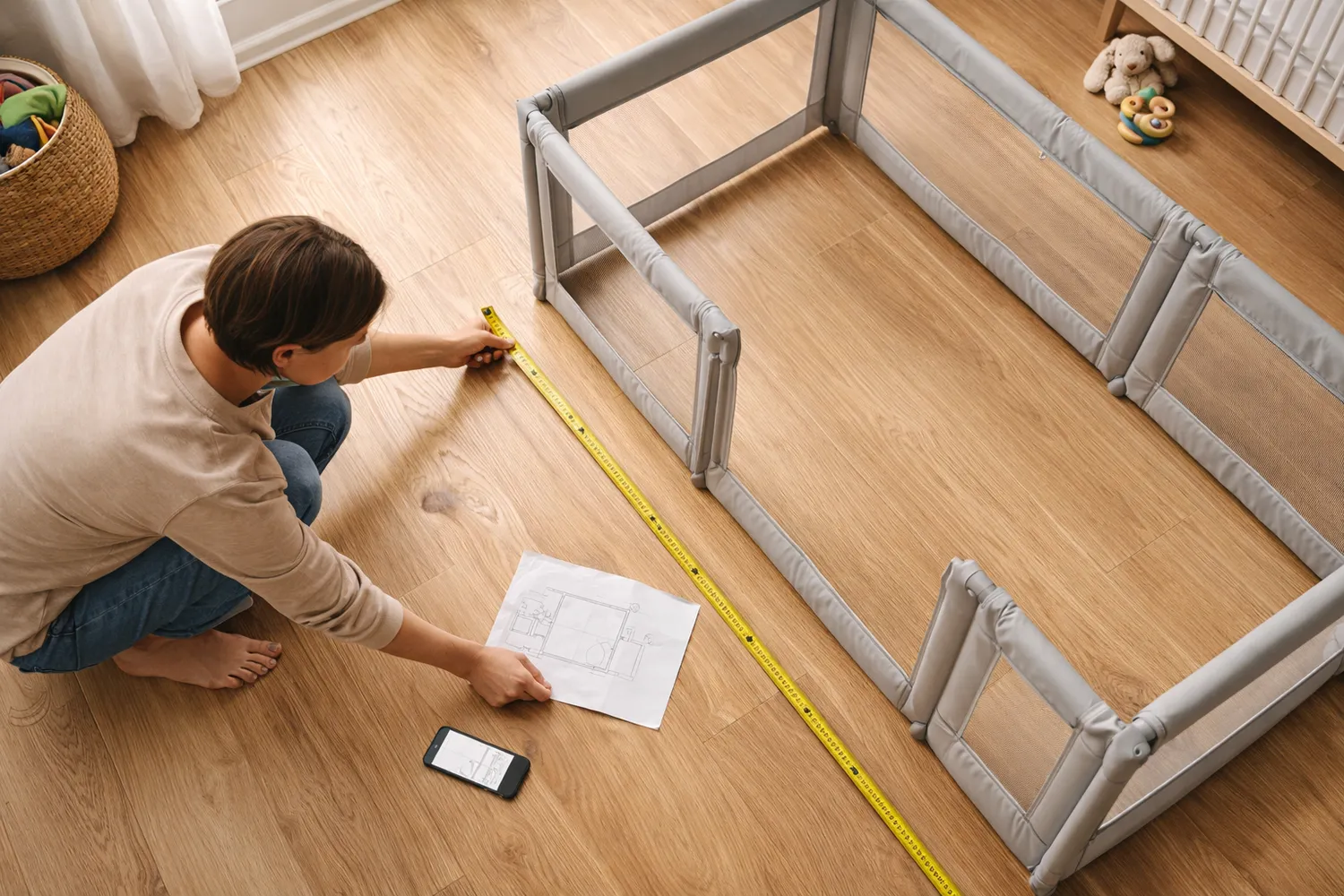 Cum alegi dimensiunea potrivită pentru un țarc pentru copii