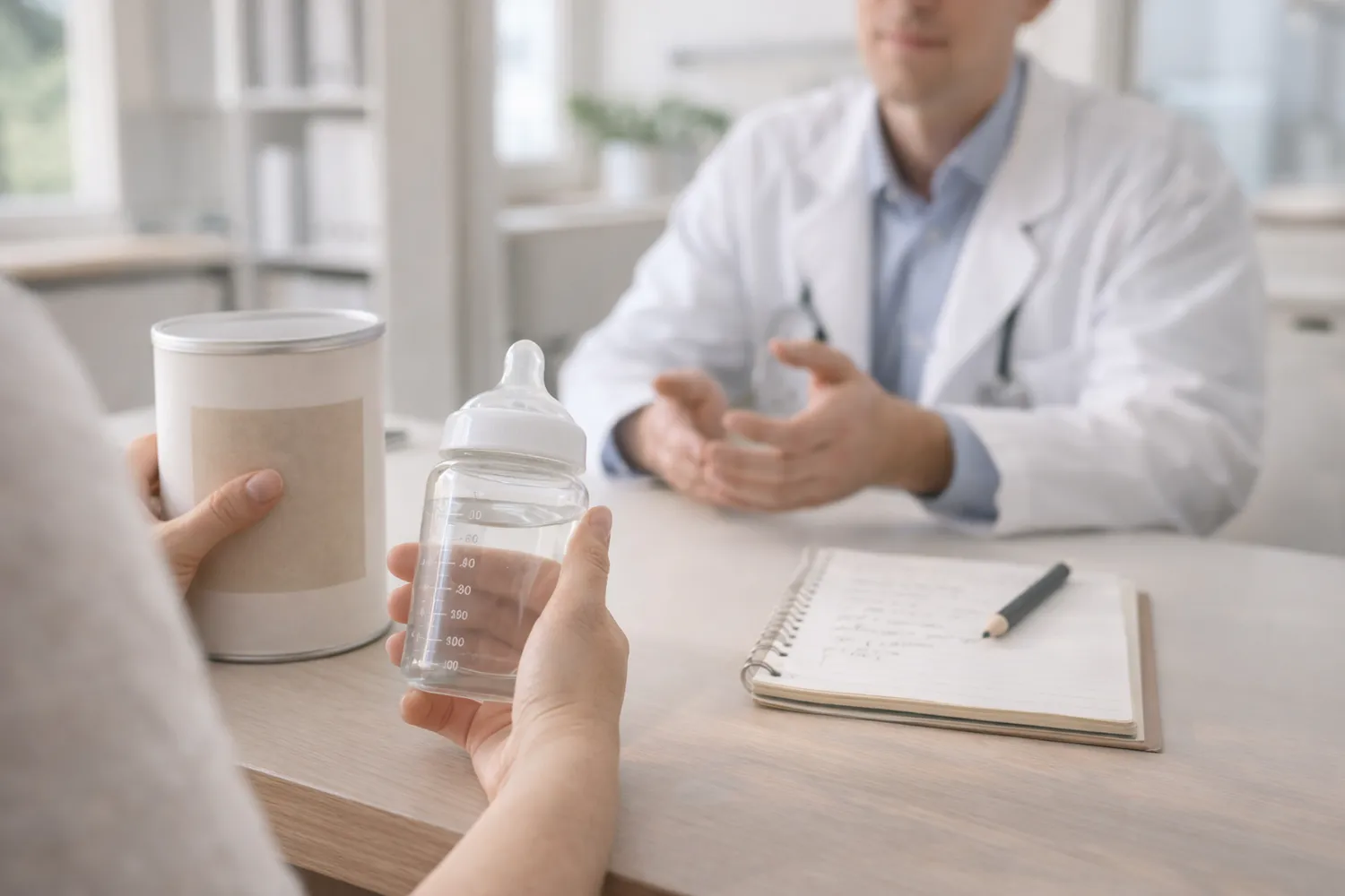 Discuție informată cu pediatrul despre formula potrivită