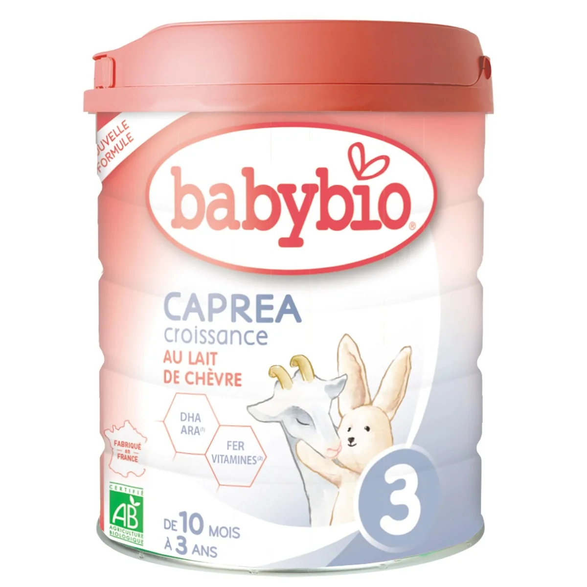 Lapte praf de capra Organic BabyBio Caprea 3 10-36 luni