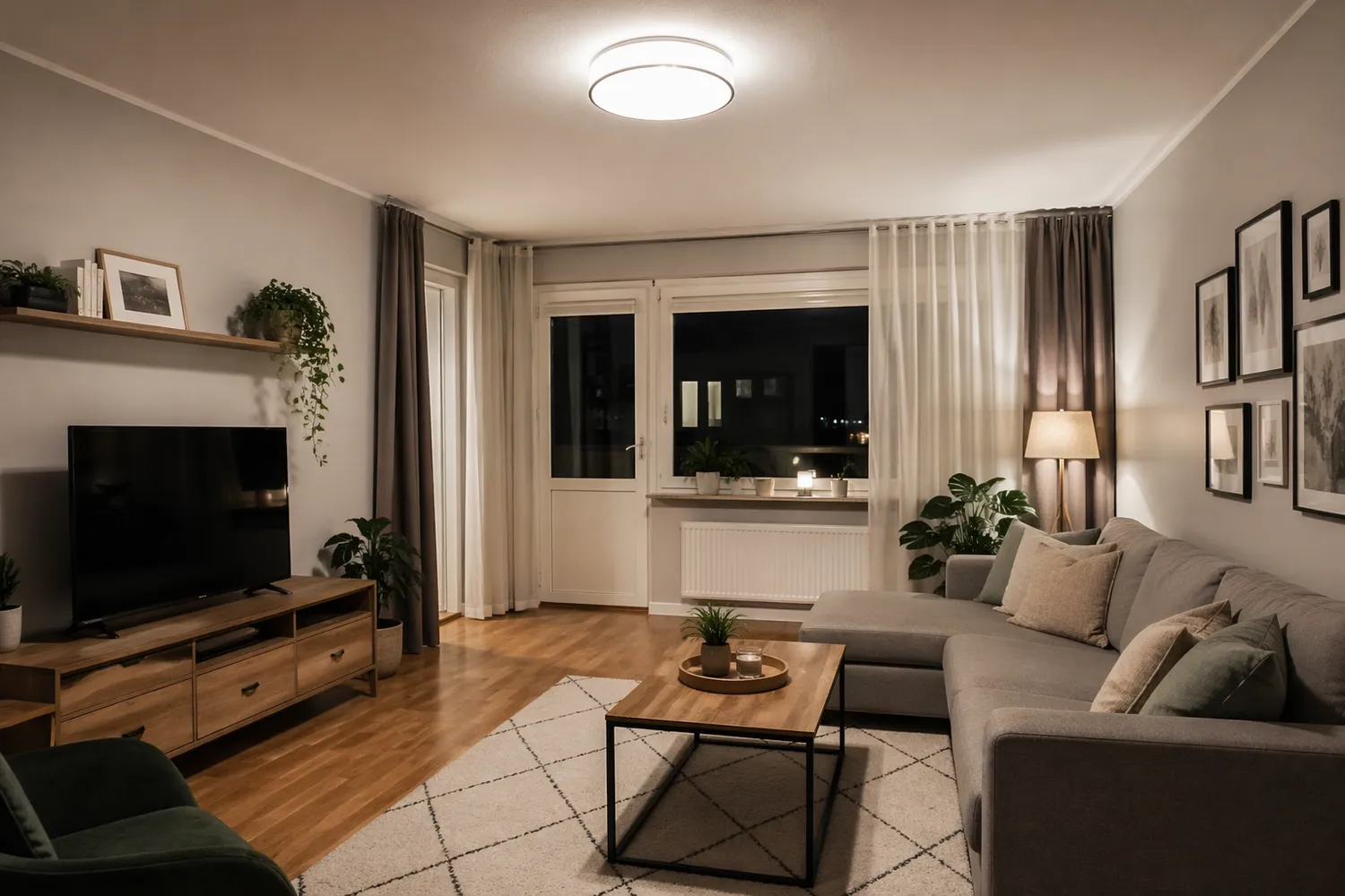 Cum influențează dimensiunea camerei alegerea plafonierei LED