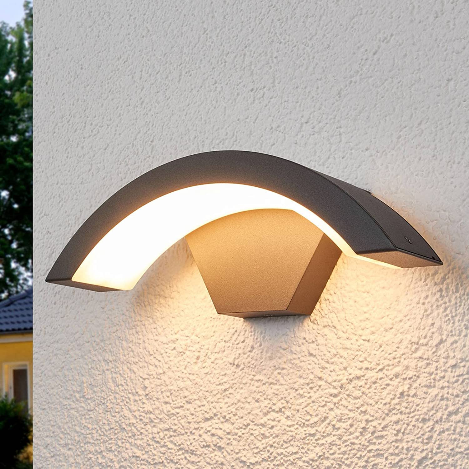 Aplica De Perete Led De Exterior Din Aluminiu, 3000k, IP65