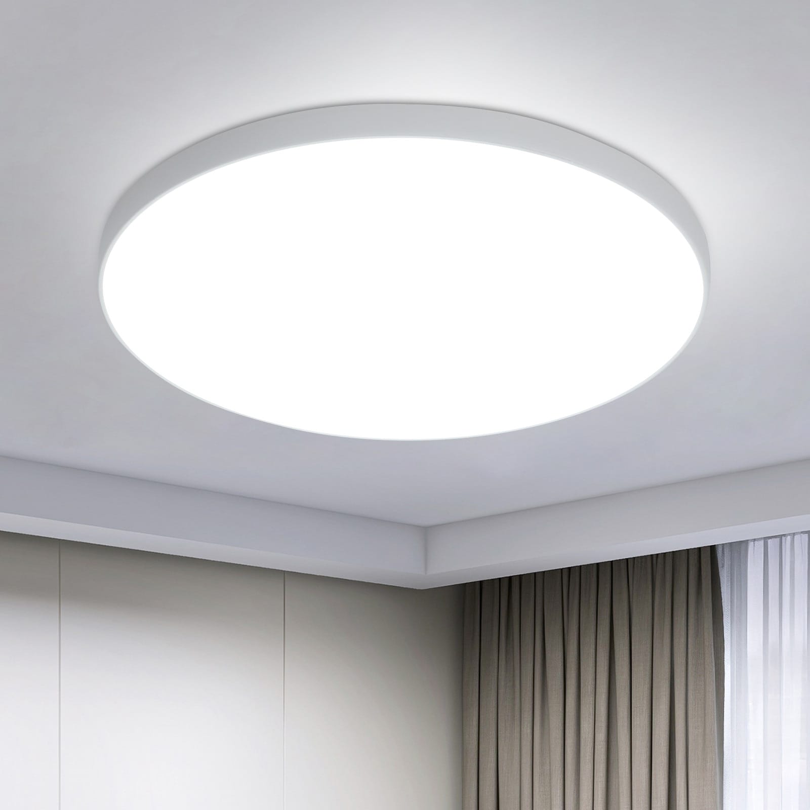 Plafoniera LED, Toolight, Panou luminos, Rotunda, Alba