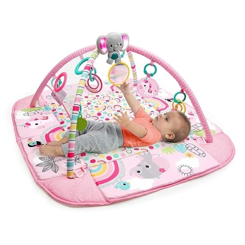 Salteluta Bright Starts de Activitati 5 in 1 Gym & Ball Pit Salteluta Bright Starts de Activitati 5 in 1 Gym & Ball Pit