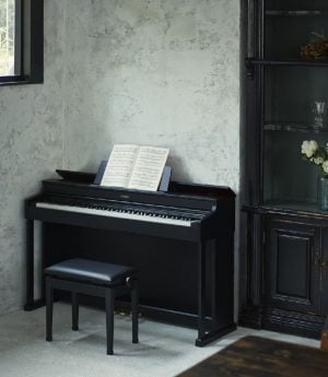 Pian digital cu banca