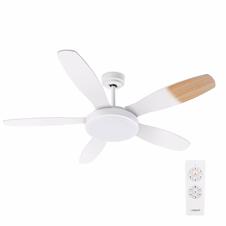 Ventilator de tavan cu lustra Noaton Maia 12132WWB