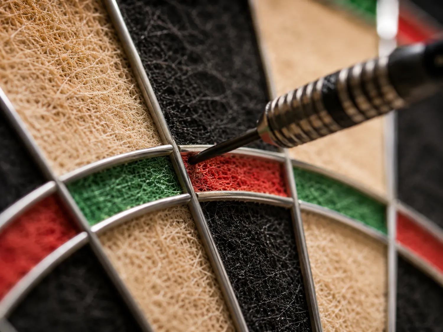 Cele mai bune borduri de darts 1 Detalii ale unei table de darts profesionale din sisal