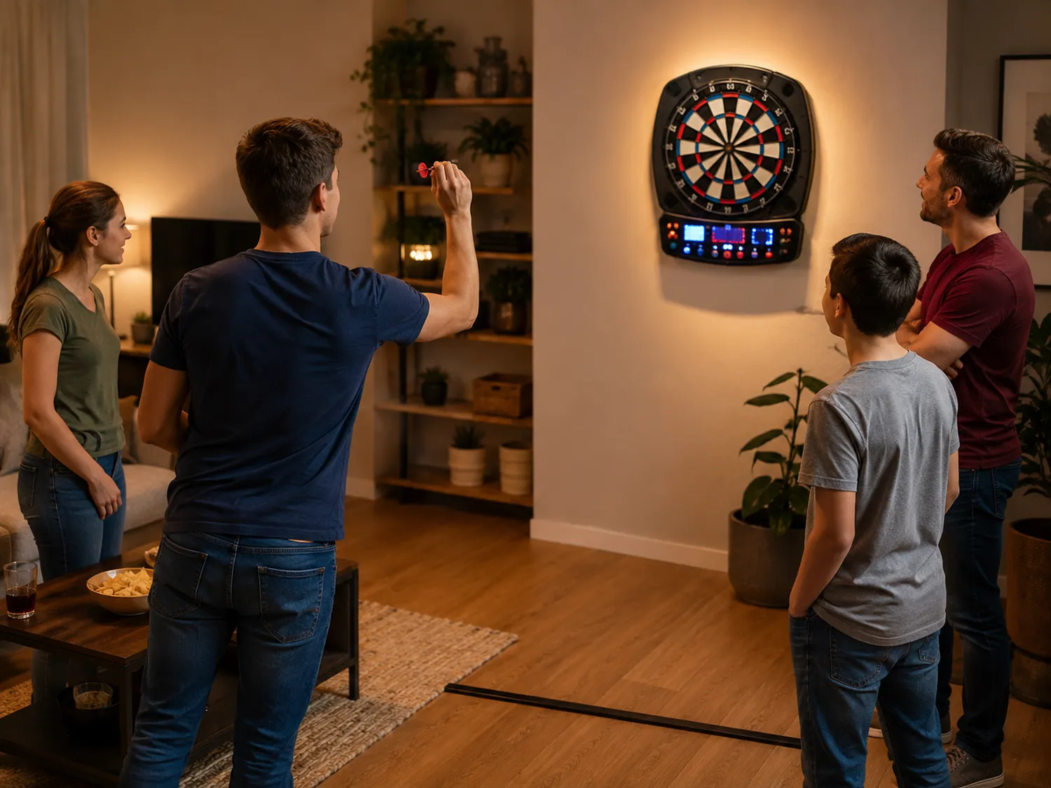 Joc de darts electronic pentru familie Joc de darts electronic pentru familie