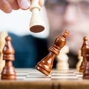 Joc de sah piese lemn