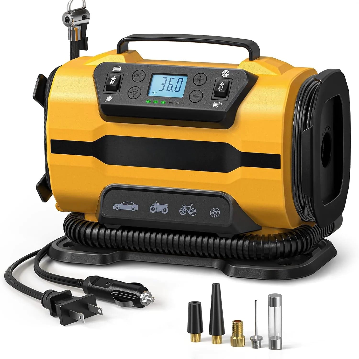 Compresor Auto Portabil Elindor 150 PSI Compresor Auto Portabil Elindor 150 PSI