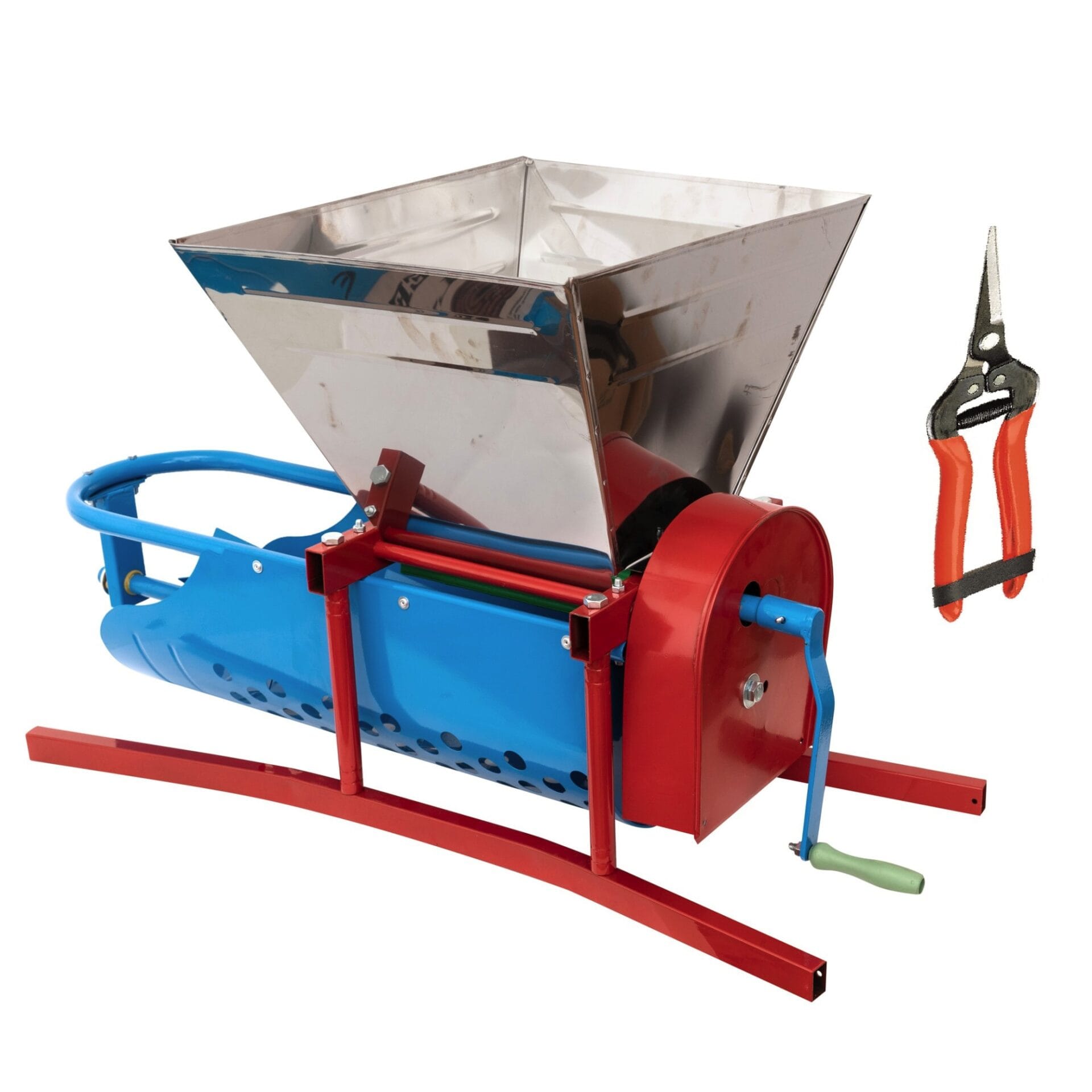 Zdrobitor Struguri cu Desciorchinator, 500kg/Ora, 30L Zdrobitor Struguri cu Desciorchinator, 500kg/Ora, 30L