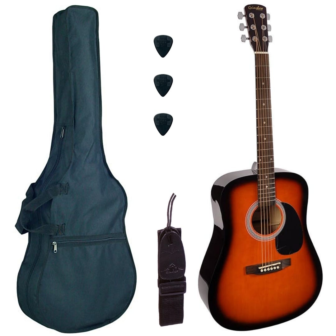 Set chitara acustica Nashville GSD60SB Basic1 sunburst dreadnought