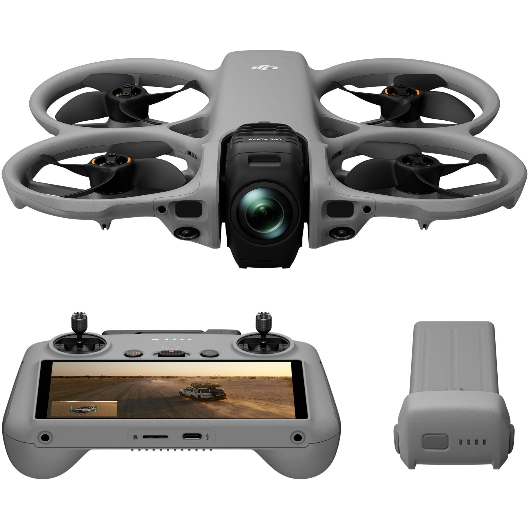 Drona DJI Avata 360, 120MP, 8K/60fps HDR + Smart Controller DJI RC 2