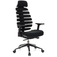 Scaun ergonomic QMOBILI ERGO LINE HI Negru