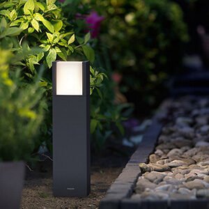 Stalp iluminat gradina cu LED