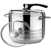 Oala sub presiune Grunberg PC5 cu capac din sticla, 5l
