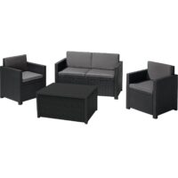 Set mobilier gradina ALLIBERT Armona, 4 piese
