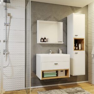 Set de mobilier pentru baie frumos si rezistent Set de mobilier pentru baie frumos si rezistent