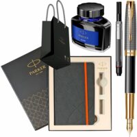 Set Parker Stilou Sonnet Royal Chiselled Silver Black GT Set Parker Stilou Sonnet Royal Chiselled Silver Black GT