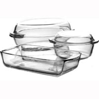 Set vase termorezistente Borcam 2,75 l+1.45 l +(2.25+1.8 l)