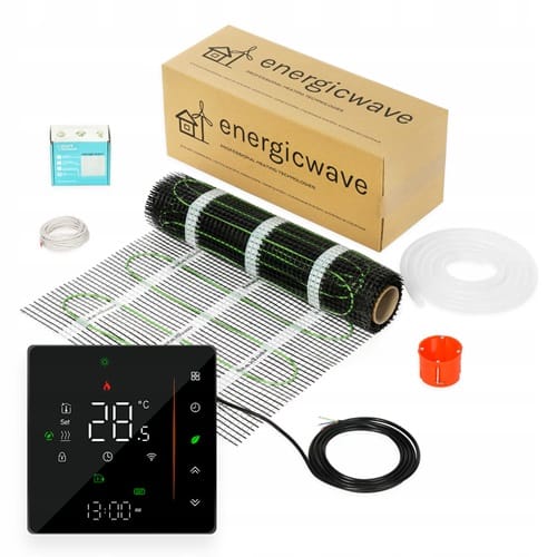 Covoras de incalzire de 4 m2 cu termostat Energicwave