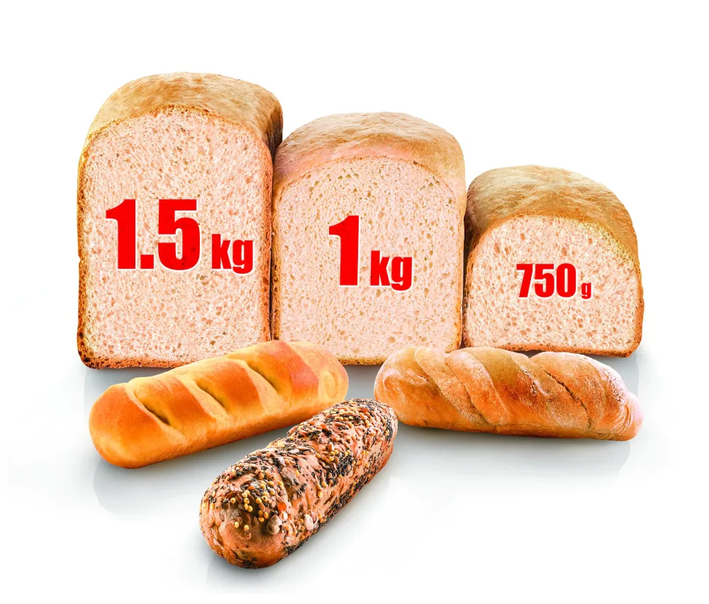 Capacitate masina de facut paine acasa