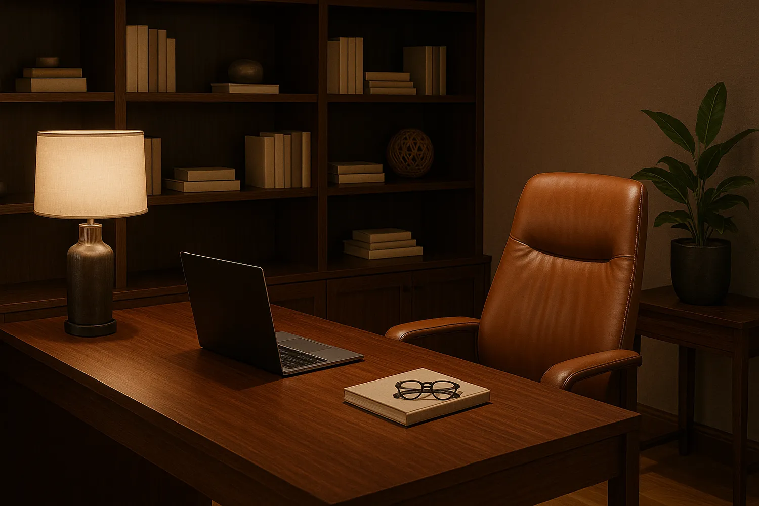 Birou elegant pentru lucru acasă – Design premium și confort Birou elegant pentru lucru acasă – Design premium și confort