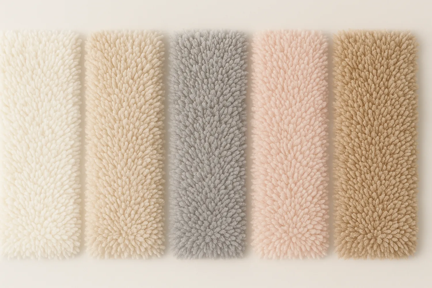 Colecție de 5 covoare pufoase pentru dormitor în nuanțe neutre și design modern_web Colecție de 5 covoare pufoase pentru dormitor în nuanțe neutre și design modern_web