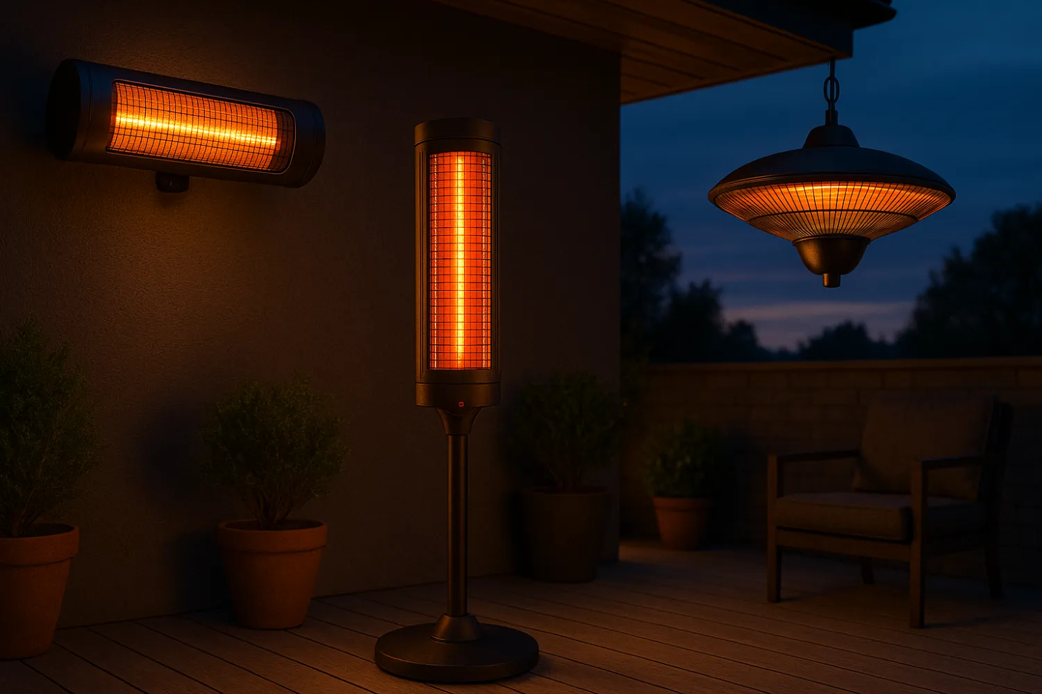 Radiator infrarosu terasa diverse tipuri de montare Radiator infrarosu terasa diverse tipuri de montare