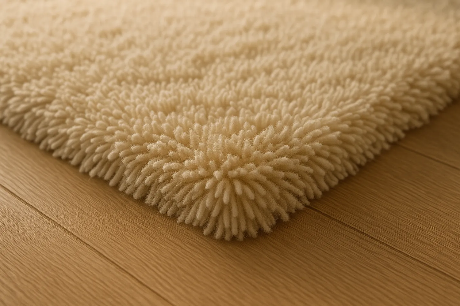 Textura covorului pufos pentru dormitor – detaliu de calitate și confort Textura covorului pufos pentru dormitor – detaliu de calitate și confort