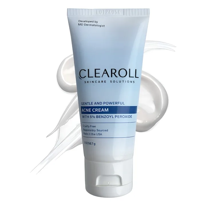 Clearoll Cremă acnee cu 5% Peroxid de Benzoil