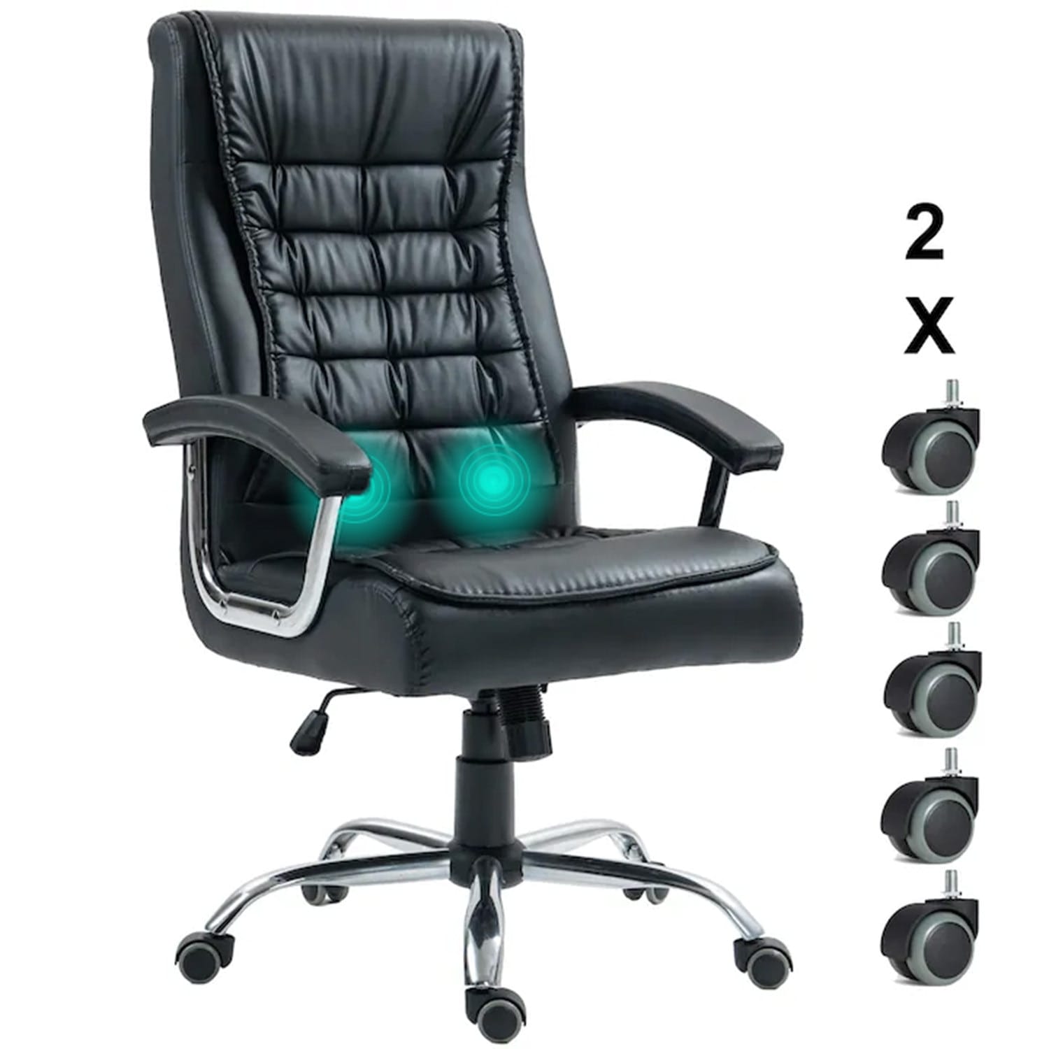 Scaun De Birou Directorial Cu Masaj Ergonomic KD Home Director's Choice Scaun De Birou Directorial Cu Masaj Ergonomic KD Home Director's Choice