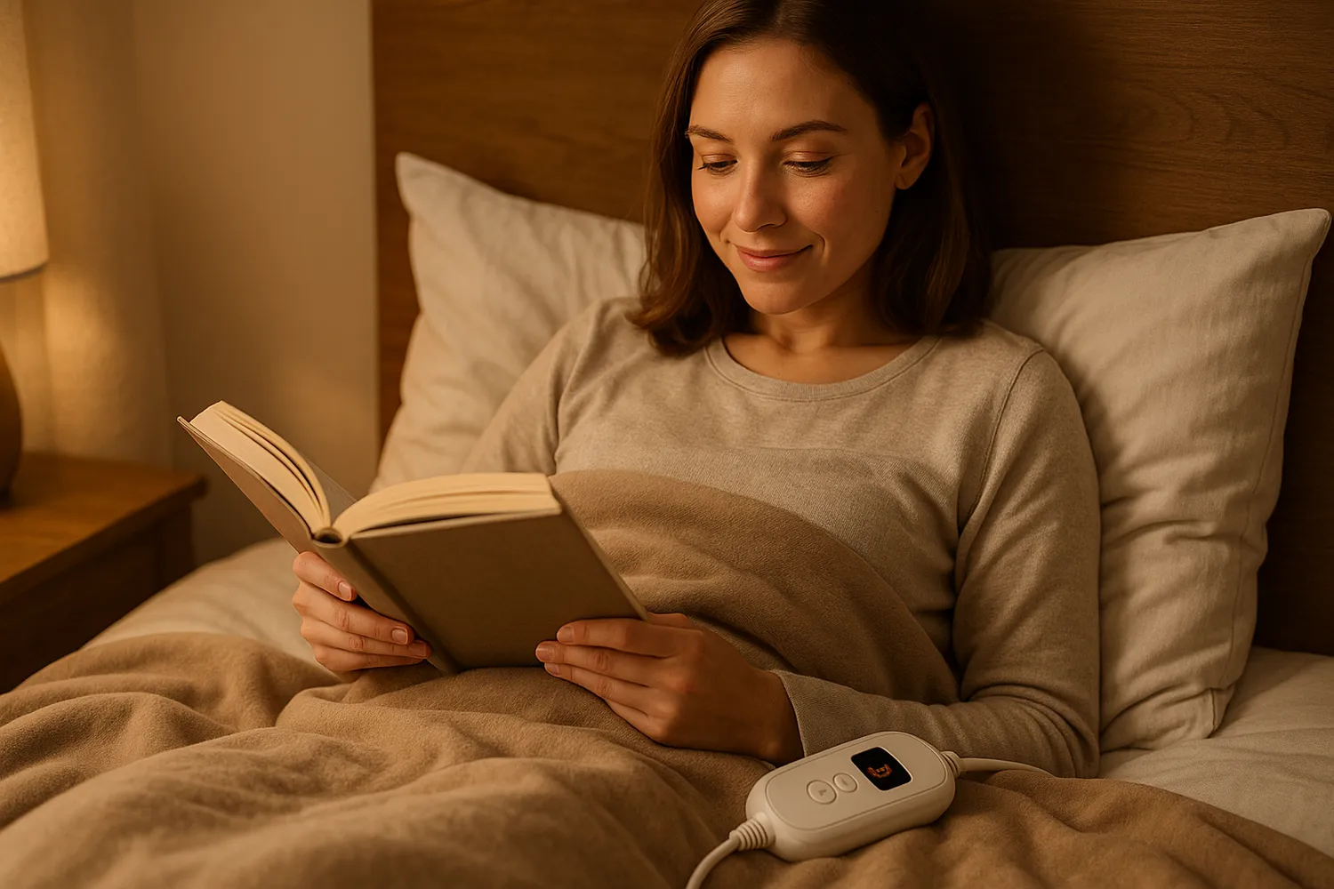 Pătura electrică folosită în dormitor