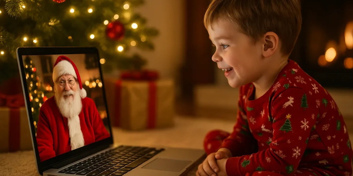 Mesaj Mos Crăciun videoclip emoționant cu numele copilului tău