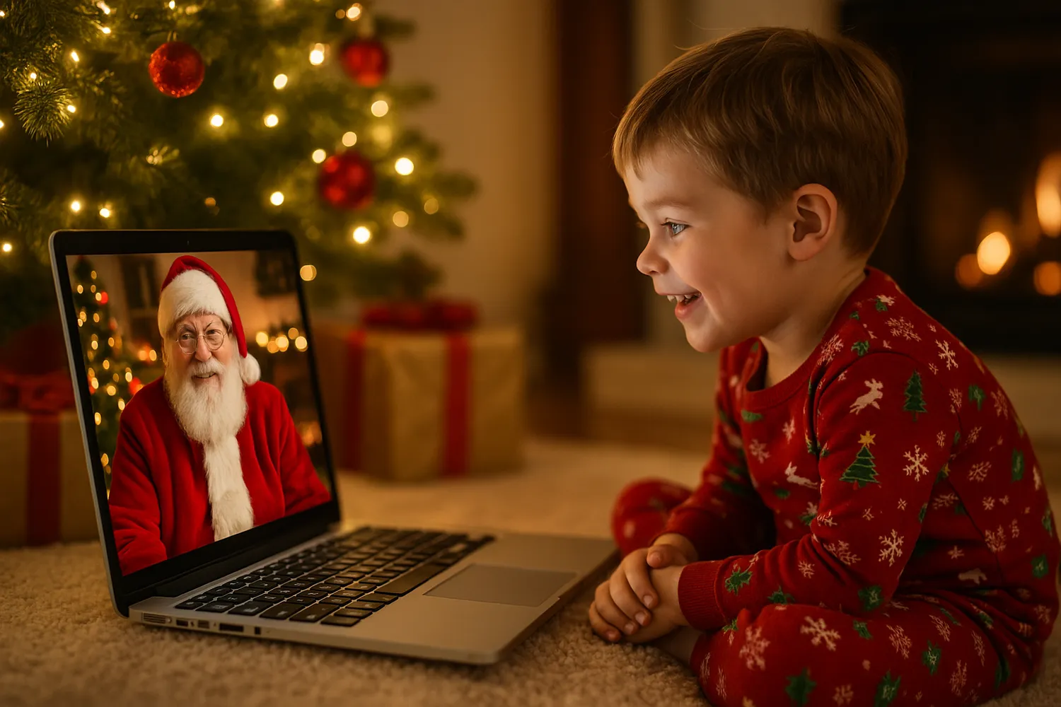 Mesaj Mos Crăciun videoclip emoționant cu numele copilului tău